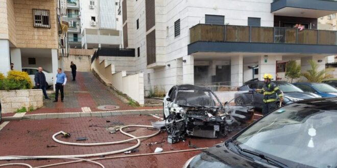 Ness Ziona: A 60-year-old man was moderately injured in a car explosion in the city