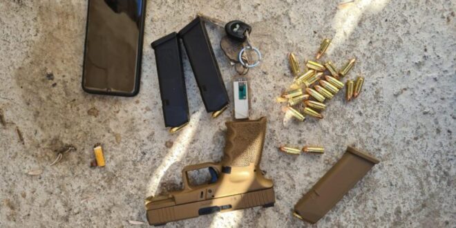 Detectives caught "in the act" Suspect in possession of a loaded gun, additional weapons were found in his home